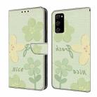 For Samsung Galaxy S20 FE Fresh Painted Leather Phone Case(Fresh Flowers) - 1