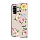 For Samsung Galaxy S20 FE Fresh Painted Leather Phone Case(Colored Flowers) - 3