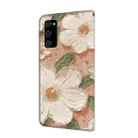 For Samsung Galaxy S20 FE Fresh Painted Leather Phone Case(Sunflower) - 3