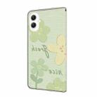 For Samsung Galaxy A05 Fresh Painted Leather Phone Case(Fresh Flowers) - 3