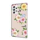 For Samsung Galaxy A13 4G / 5G Fresh Painted Leather Phone Case(Colored Flowers) - 3