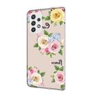 For Samsung Galaxy A23 5G Fresh Painted Leather Phone Case(Colored Flowers) - 3