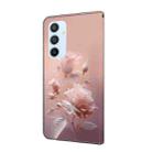 For Samsung Galaxy A54 5G Fresh Painted Leather Phone Case(Ceramic Flowers) - 3