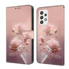 For Samsung Galaxy A53 5G Fresh Painted Leather Phone Case(Ceramic Flowers) - 1