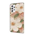 For Samsung Galaxy A52 4G / 5G Fresh Painted Leather Phone Case(Sunflower) - 3