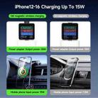 DUZZONA V5 Pro 15W Qi2 Car Magnetic Wireless Charger Phone Holder(Transparent) - 4