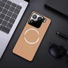 For Xiaomi 15 CD Magsafe Magnetic Litchi Texture Phone Case(Khaki) - 1