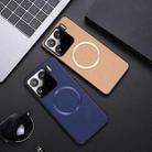 For Xiaomi 15 CD Magsafe Magnetic Litchi Texture Phone Case(Khaki) - 2