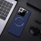 For Xiaomi 15 CD Magsafe Magnetic Litchi Texture Phone Case(Blue) - 1