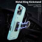 For iPhone 11 Ring Holder PC Hybrid TPU Phone Case(Blue) - 2