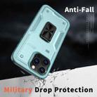 For iPhone 11 Ring Holder PC Hybrid TPU Phone Case(Blue) - 3