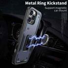 For iPhone 11 Ring Holder PC Hybrid TPU Phone Case(Navy Blue) - 2