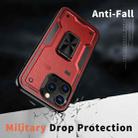 For iPhone 12 Pro Max Ring Holder PC Hybrid TPU Phone Case(Red) - 3