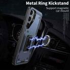 For Samsung Galaxy S23+ 5G Ring Holder PC Hybrid TPU Phone Case(Navy Blue) - 2