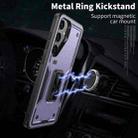 For Samsung Galaxy S24 FE 5G Ring Holder PC Hybrid TPU Phone Case(Purple) - 2