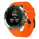 For Garmin 26mm Silicone Canvas Quick Release Watch Band(Orange) - 1