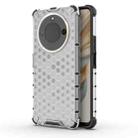 For Honor X60 Honeycomb Shockproof Phone Case(White) - 1