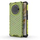 For Honor X60 Honeycomb Shockproof Phone Case(Green) - 1