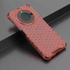 For Honor X60 Honeycomb Shockproof Phone Case(Red) - 2