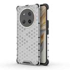 For Honor X60 Pro Honeycomb Shockproof Phone Case(White) - 1