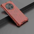 For Honor X60 Pro Honeycomb Shockproof Phone Case(Red) - 2