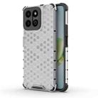 For Honor Play 60 Plus Honeycomb Shockproof Phone Case(White) - 1