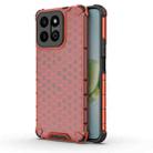 For Honor Play 60 Plus Honeycomb Shockproof Phone Case(Red) - 1