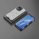 For Honor 400 Lite Honeycomb Shockproof Phone Case(White) - 3