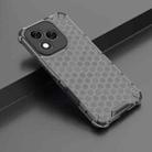 For Honor 400 Lite Honeycomb Shockproof Phone Case(Black) - 2