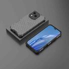 For Honor 400 Lite Honeycomb Shockproof Phone Case(Black) - 3