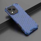 For Honor 400 Lite Honeycomb Shockproof Phone Case(Blue) - 2