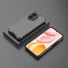 For Honor 400 Global 156.5mm Honeycomb Shockproof Phone Case(Black) - 3