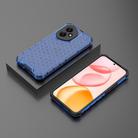 For Honor 400 Global 156.5mm Honeycomb Shockproof Phone Case(Blue) - 3