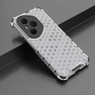 For Honor 400 Pro Global 160.8mm Honeycomb Shockproof Phone Case(White) - 2