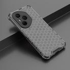 For Honor 400 Pro Global 160.8mm Honeycomb Shockproof Phone Case(Black) - 2