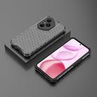 For Honor 400 Pro Global 160.8mm Honeycomb Shockproof Phone Case(Black) - 3