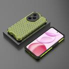 For Honor 400 Pro Global 160.8mm Honeycomb Shockproof Phone Case(Green) - 3
