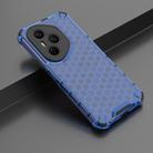 For Honor 400 Pro Global 160.8mm Honeycomb Shockproof Phone Case(Blue) - 2