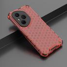For Honor 400 Pro Global 160.8mm Honeycomb Shockproof Phone Case(Red) - 2