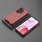 For Honor 400 Pro Global 160.8mm Honeycomb Shockproof Phone Case(Red) - 3