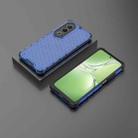 For OPPO K12x 5G Global Honeycomb Shockproof Phone Case(Blue) - 3