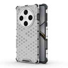 For OPPO Find X8 Pro 5G Honeycomb Shockproof Phone Case(White) - 1