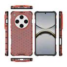 For OPPO Find X8 Pro 5G Honeycomb Shockproof Phone Case(Red) - 3