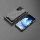 For OPPO Reno13 5G Global Honeycomb Shockproof Phone Case(Black) - 2