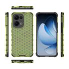 For OPPO Reno13 5G Global Honeycomb Shockproof Phone Case(Green) - 3