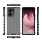 For OPPO Reno13 Pro 5G Global Honeycomb Shockproof Phone Case(Black) - 3
