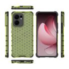 For OPPO Reno13 F 5G Global Honeycomb Shockproof Phone Case(Green) - 3