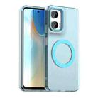 For Motorola Moto G35 Candy Magsafe PC Hybrid TPU Phone Case(Blue) - 1