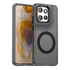 For Motorola Edge 50 Neo Candy Magsafe PC Hybrid TPU Phone Case(Black) - 1