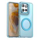 For Motorola Moto S50 Candy Magsafe PC Hybrid TPU Phone Case(Blue) - 1